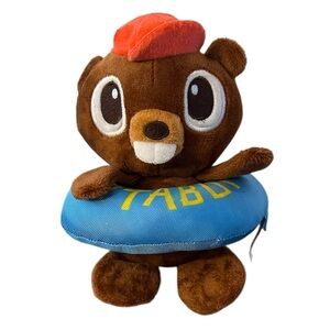 BarkBox Lil' Bucky beaver plush dog toy from the June 2021 Squeakaway Camp